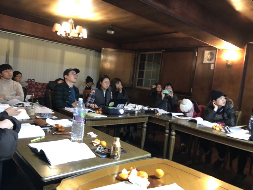 2017년 첫학기 교사수련회 왔답니다