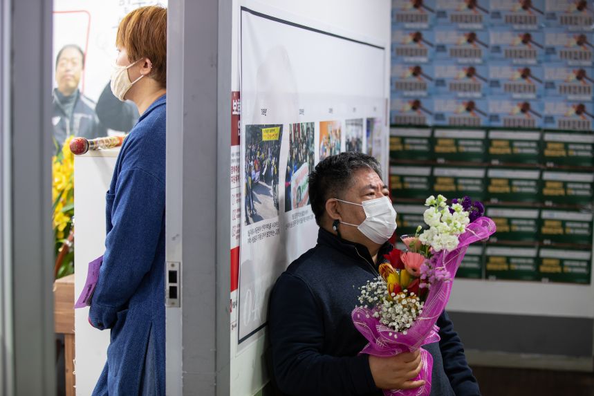 노들야학 교장 이취임식 현장_ 정택용 사진