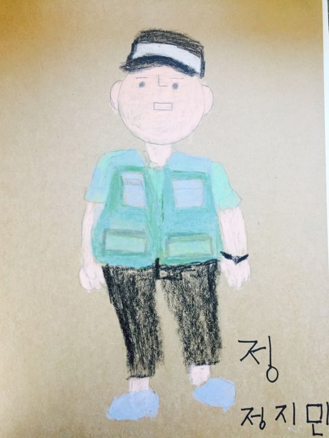 정지민학생 미술반 작품