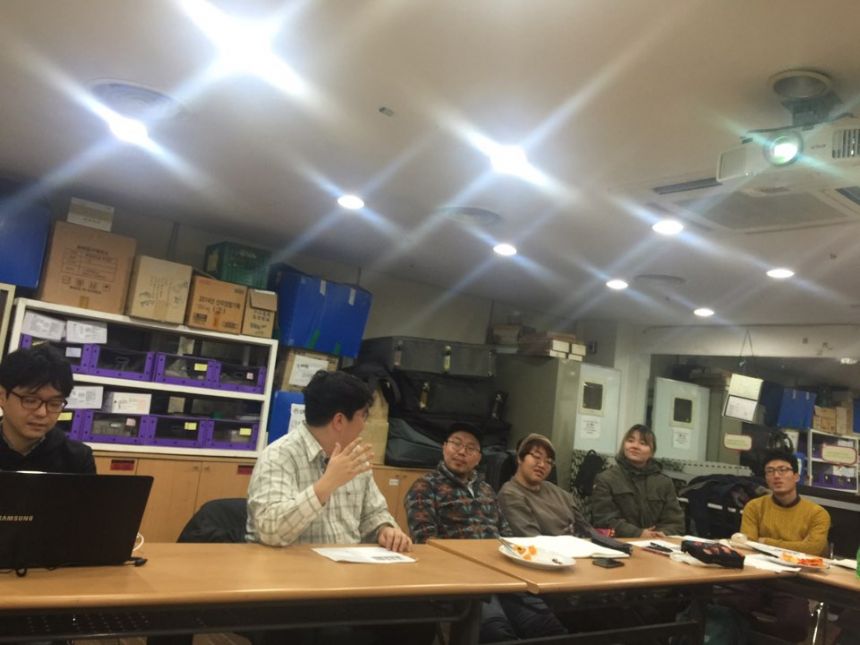 2015년 12월이 깊어가는 노들장애인야학 교사회의와 뒷풀이 스케치