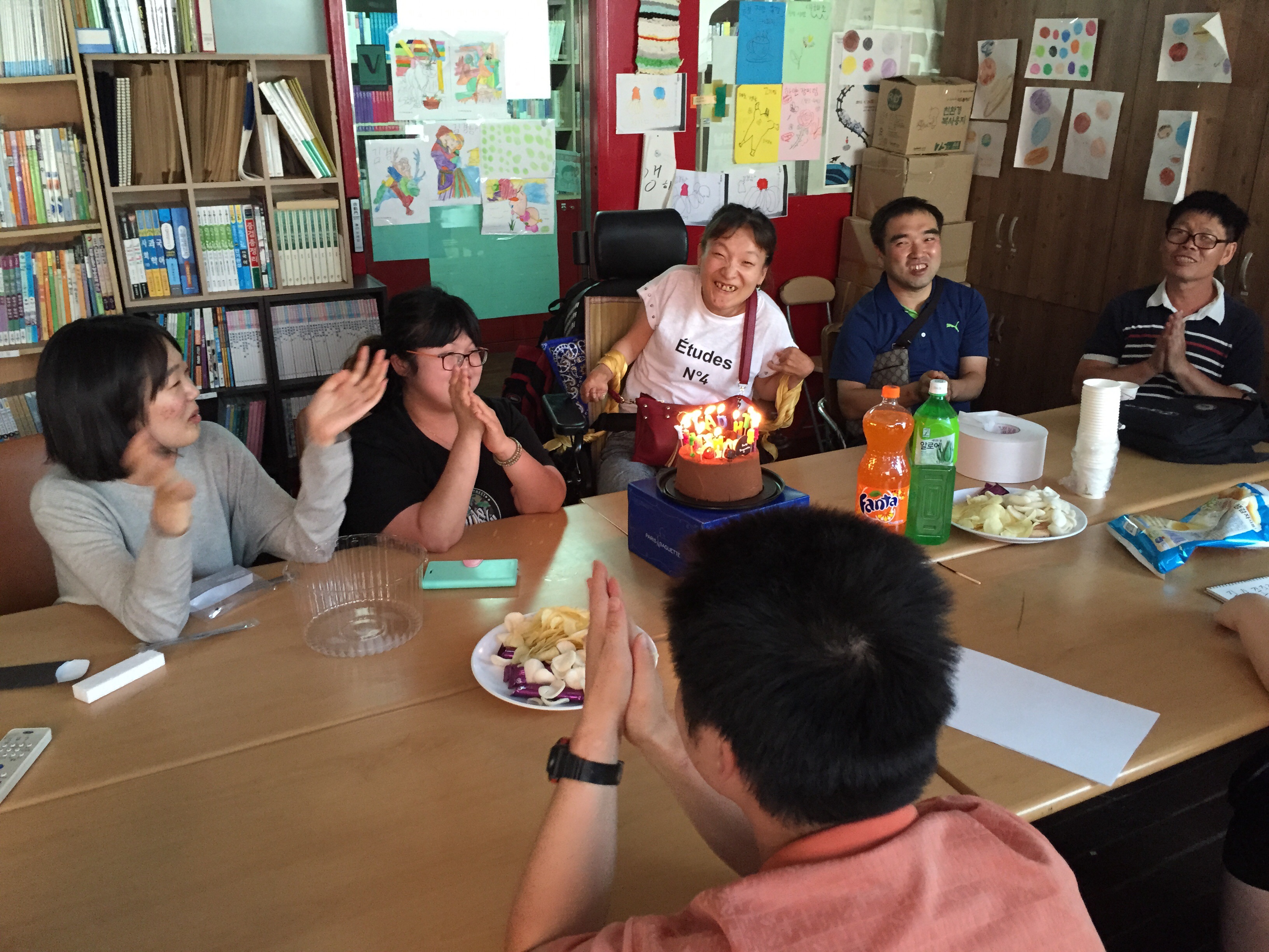 청솔1반 수빈 홍철 생일파티 했어요!