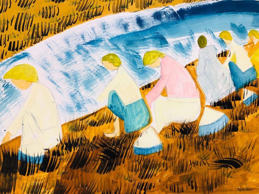 미술반 학생들의 작품 모음. (첫번째)