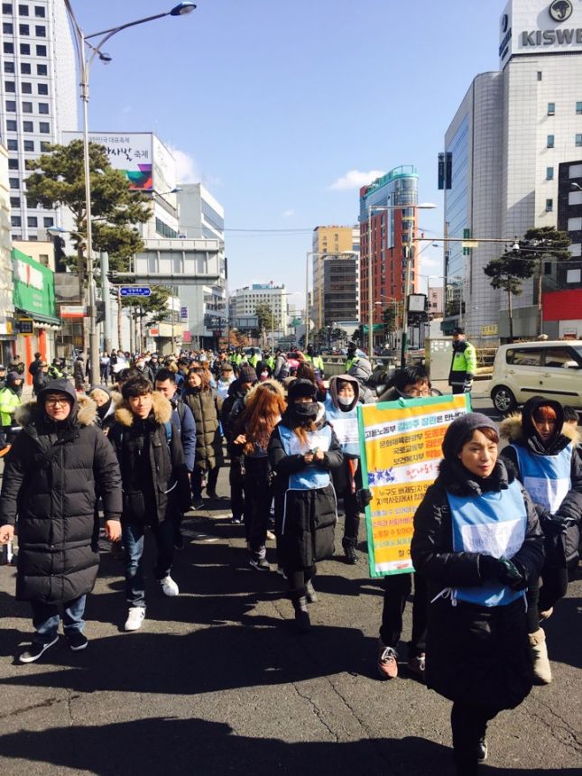 누구도 배제되지 않는(Leave no one behind!) 세상을 향한 2박3일 서울역 노숙농성 사진기록