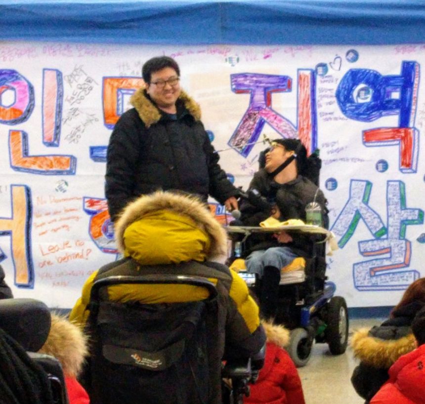 누구도 배제되지 않는(Leave no one behind!) 세상을 향한 2박3일 서울역 노숙농성 사진기록