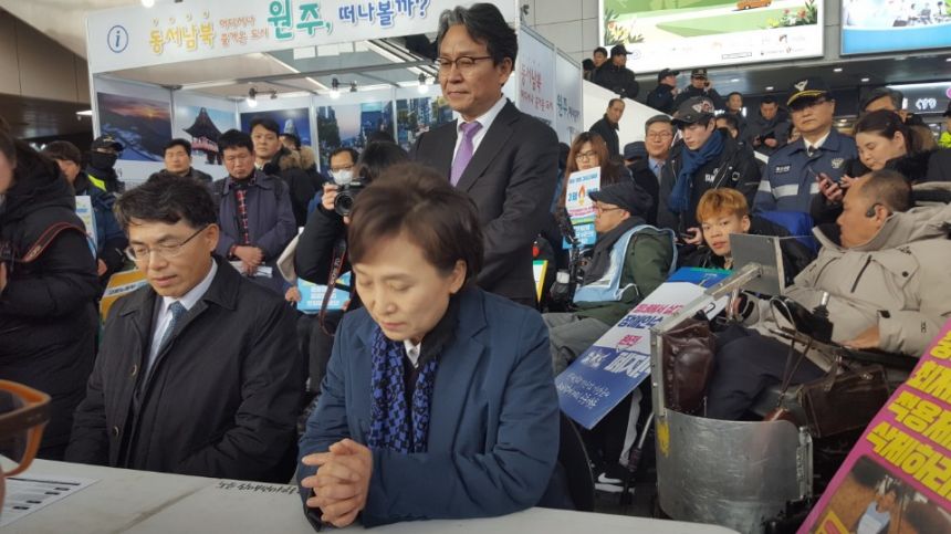 누구도 배제되지 않는(Leave no one behind!) 세상을 향한 2박3일 서울역 노숙농성 사진기록