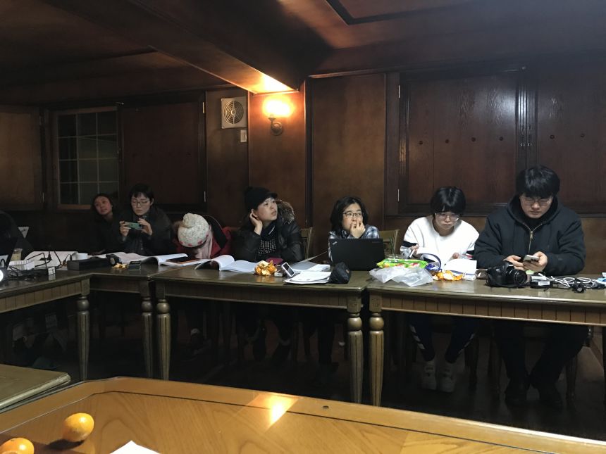 2017년 첫학기 교사수련회 왔답니다