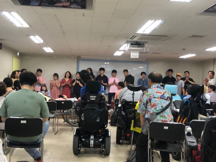 [노들야학 2019년 2학기 해오름제 우리,오늘 개학했어요 :]