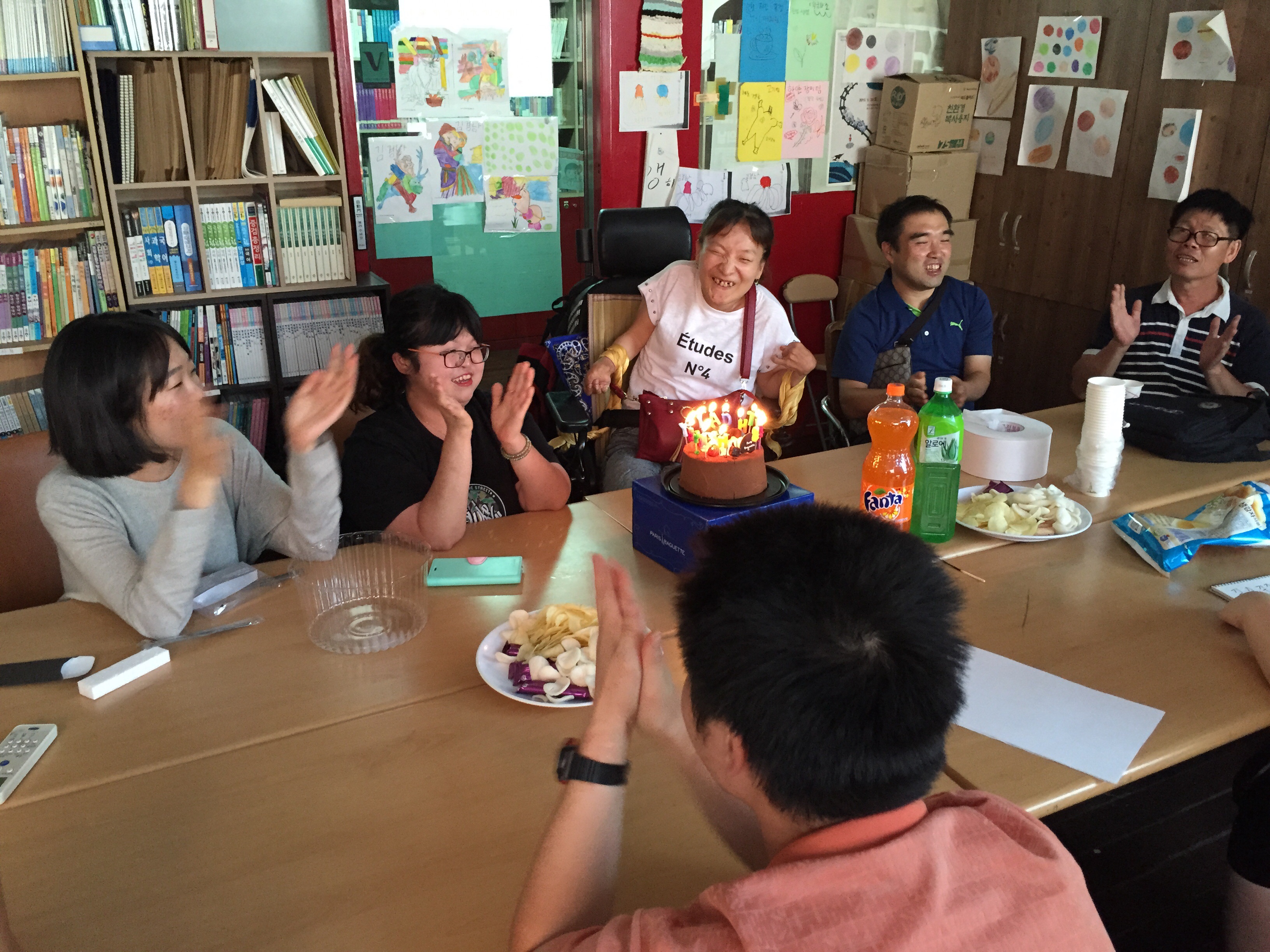 청솔1반 수빈 홍철 생일파티 했어요!