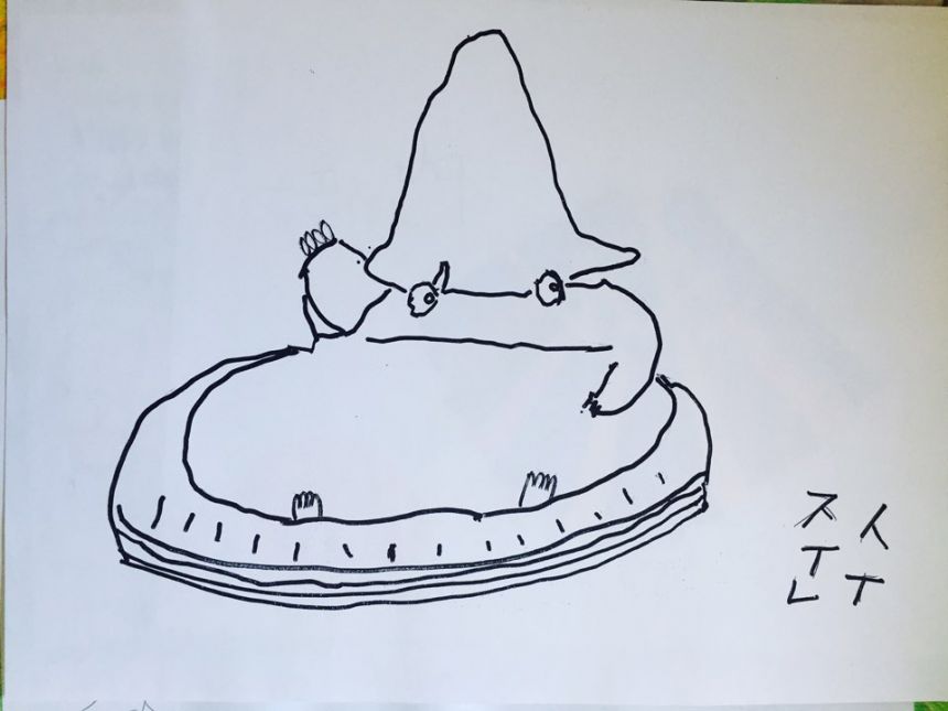 김이준수 학생 미술반 작품