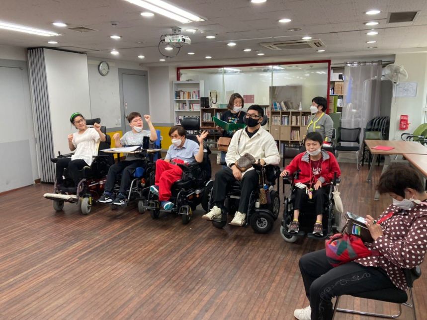 서울시 권리중심의 중증장애인맞춤형 공공일자리 활동 사진. (2020.09)
