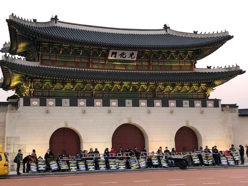 노란들판권익옹호팀 11월 12월 활동사진