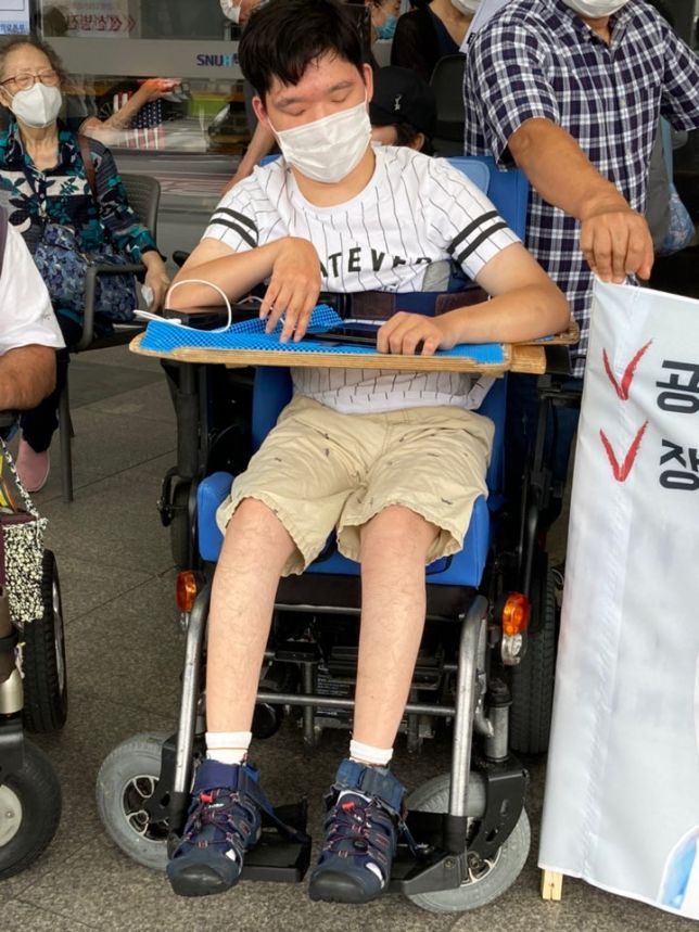 서울시 권리중심의 중증장애인맞춤형 공공일자리 활동 사진 (2020.8)