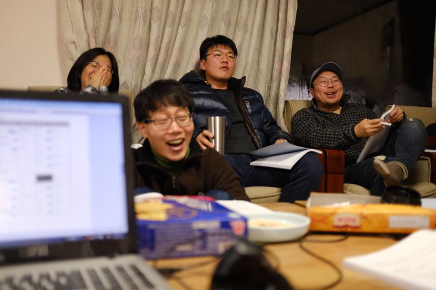 2018년을 준비하는 노들야학교사수련회 사진입니다.