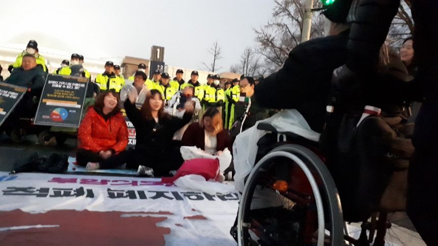 노란들판권익옹호팀 11월 12월 활동사진