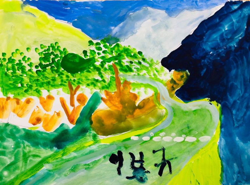 미술반 학생들의 작품 모음. (첫번째)
